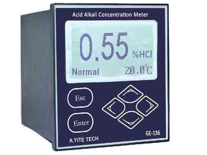 Compteur de Concentration d'alcali Acide